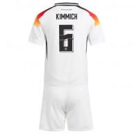 Maglia Calcio Germania Joshua Kimmich #6 Prima Divisa Bambino Europei 2024 Manica Corta (+ pantaloncini)